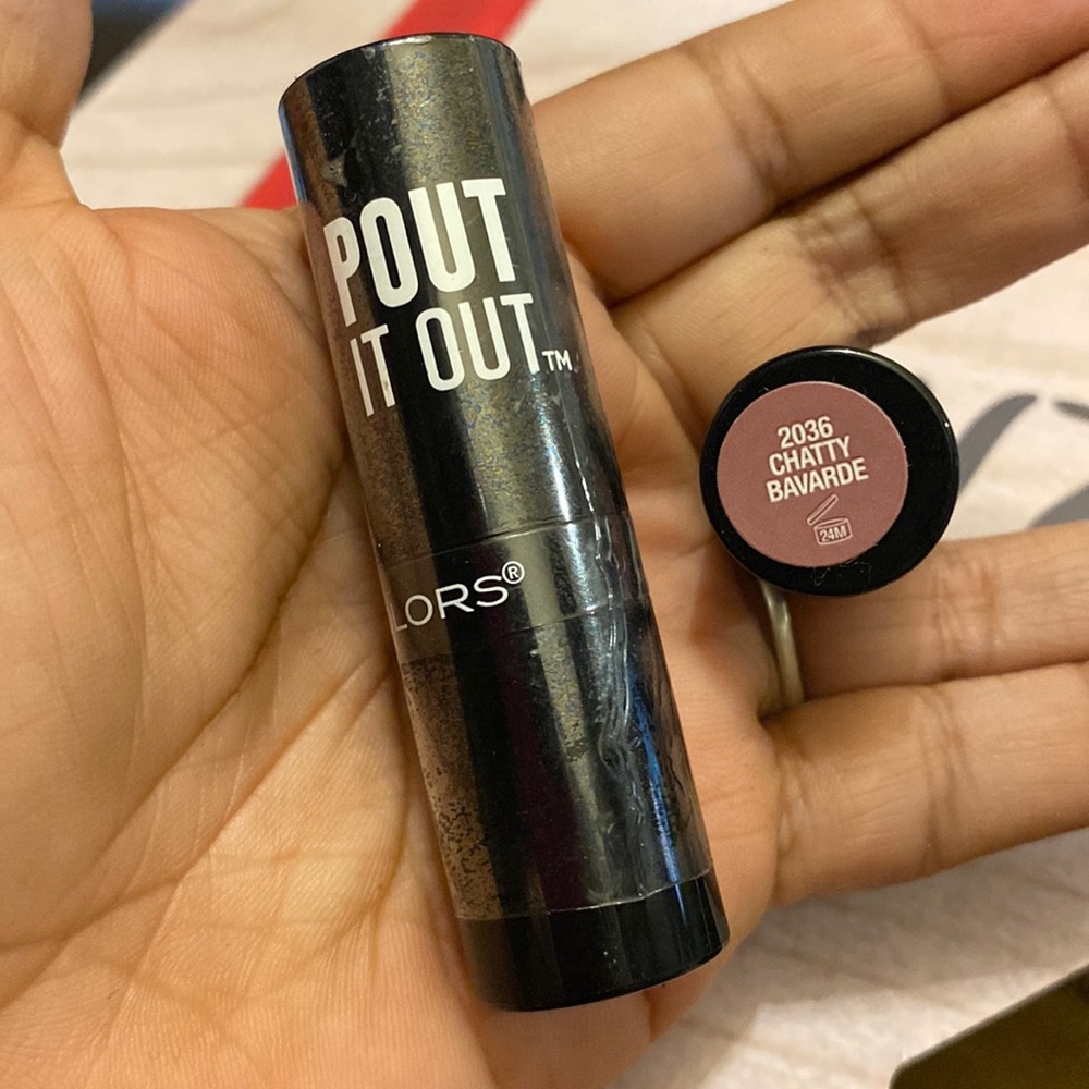 COPY - Lot of 2 New Sinfulcolors Pout it Out Lipsticks 2036 Chatty Bavarde